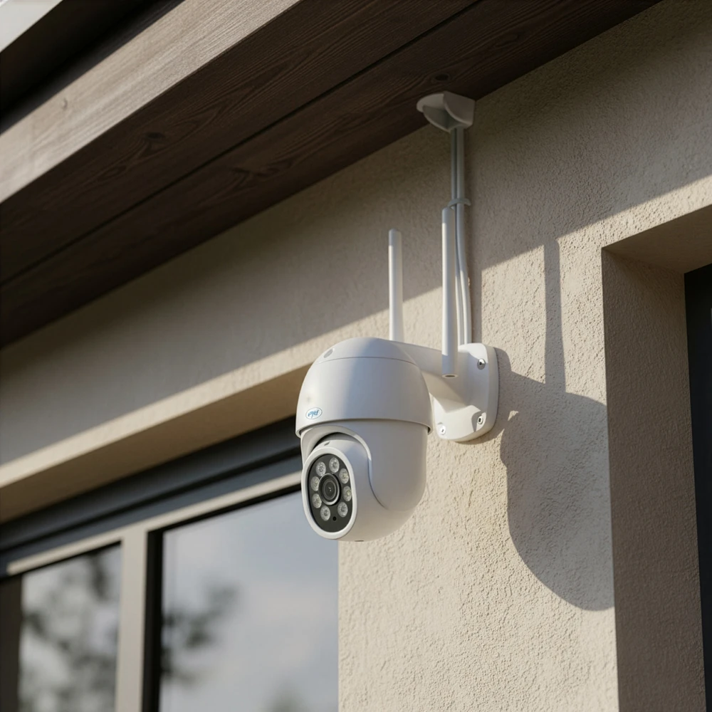 PNI IP840 belaidė vaizdo stebėjimo kamera, WiFi, PTZ, 8MP 4K, micro SD lizdas, autonominė, AI funkcijos, ONVIF