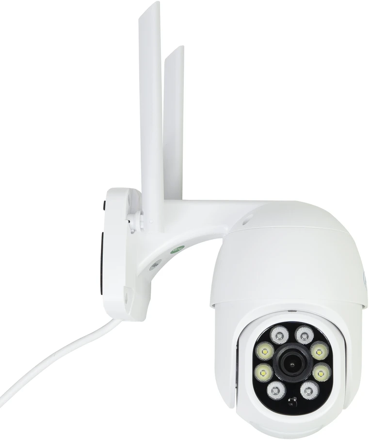 PNI IP840 belaidė vaizdo stebėjimo kamera + PNI 128GB WiFi kortelė, PTZ, 8MP 4K, micro SD lizdas, autonominė, AI funkcijos, ONVIF, ICSee programėlė