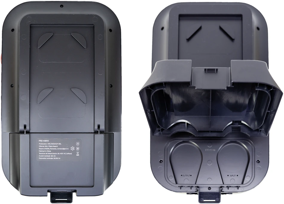 PNI KW11 WIFI 16A įkrovimo stotelė, 11KW, elektromobiliams, 85V – 415V, trifazė, 7 kontaktų Type2 laidas, 3,5 colio ekranas, valdymas programėle, įkrovimo aktyvavimas programėle ir RFID kortele, IP55