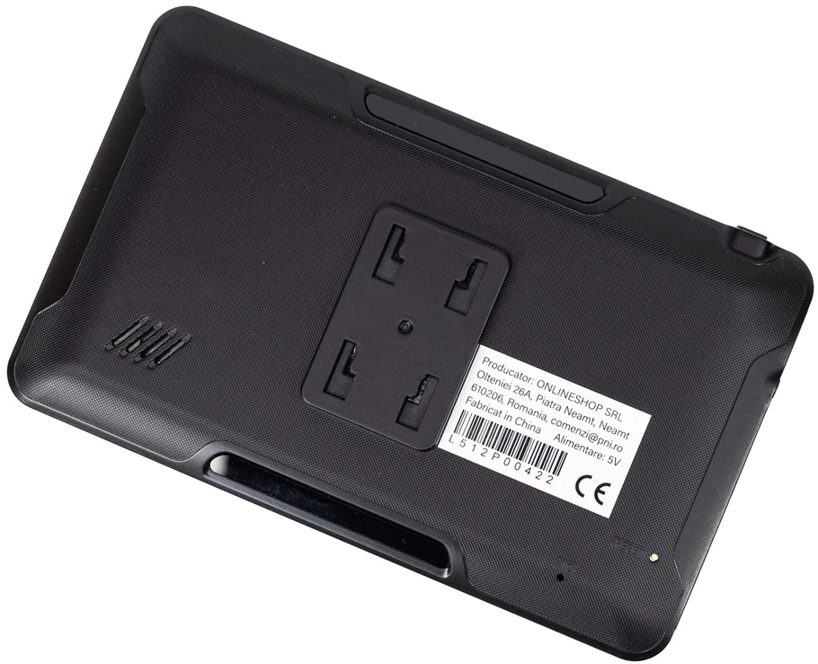 PNI L512 PRO GPS navigacijos sistema su skydeliu nuo saulės, 7 colių, 800 MHz, 512MB DDR, 16GB vidinė atmintis, FM siųstuvas