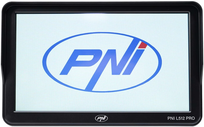 PNI L512 PRO GPS navigacijos sistema su skydeliu nuo saulės, 7 colių, 800 MHz, 512MB DDR, 16GB vidinė atmintis, FM siųstuvas