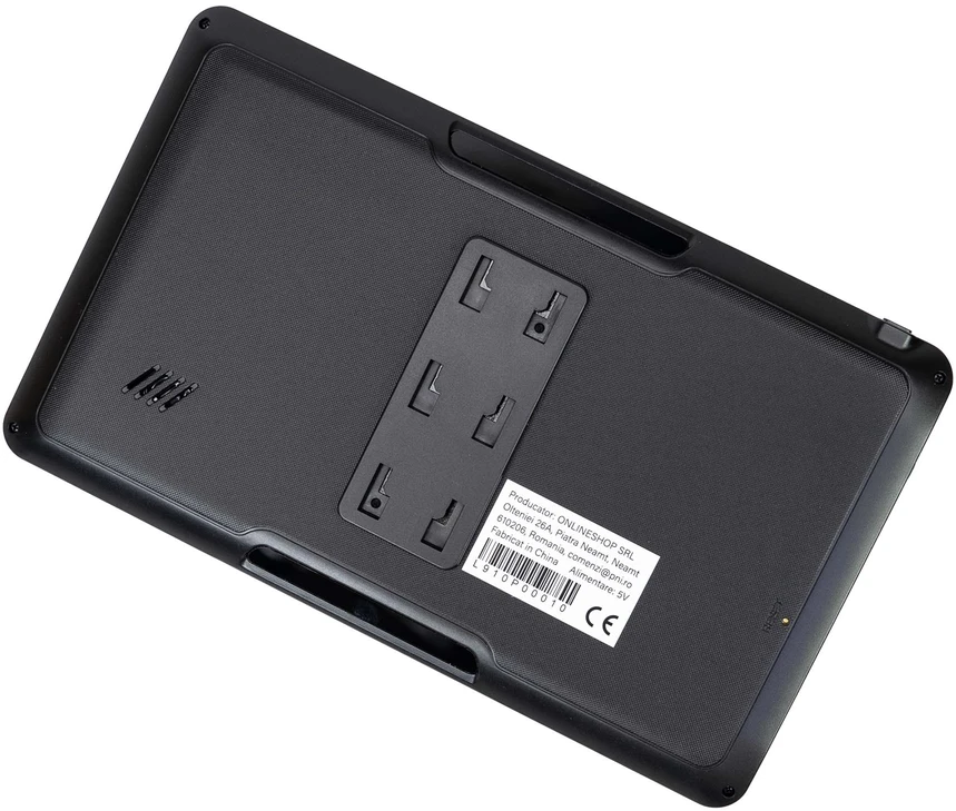 PNI L910 PRO GPS navigacijos sistema su skydeliu nuo saulės, 9 colių, 800 MHz, 512MB DDR, 16GB vidinė atmintis, FM siųstuvas, juoda