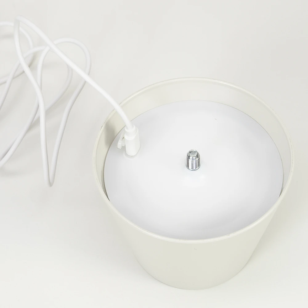 PNI LT04W stalinė lempa su LED 2.5W, baterija 1200 mAh, įkrovimas per USB-C, 150 liumenų, šilta balta šviesa 3000K, spalva balta