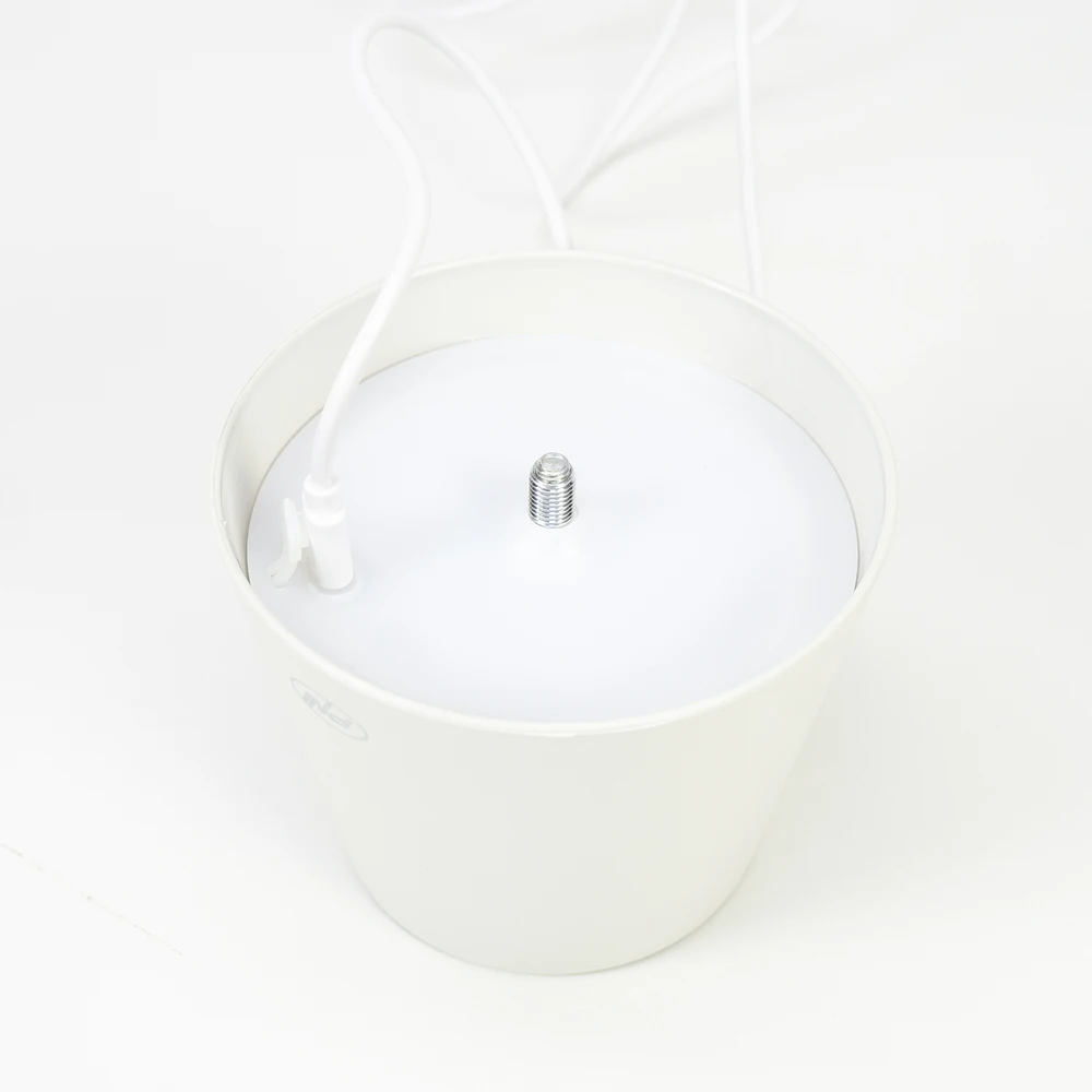 PNI LT05W RGB 3W stalinė lempa, su baterija, USB įkrovimas, balta spalva