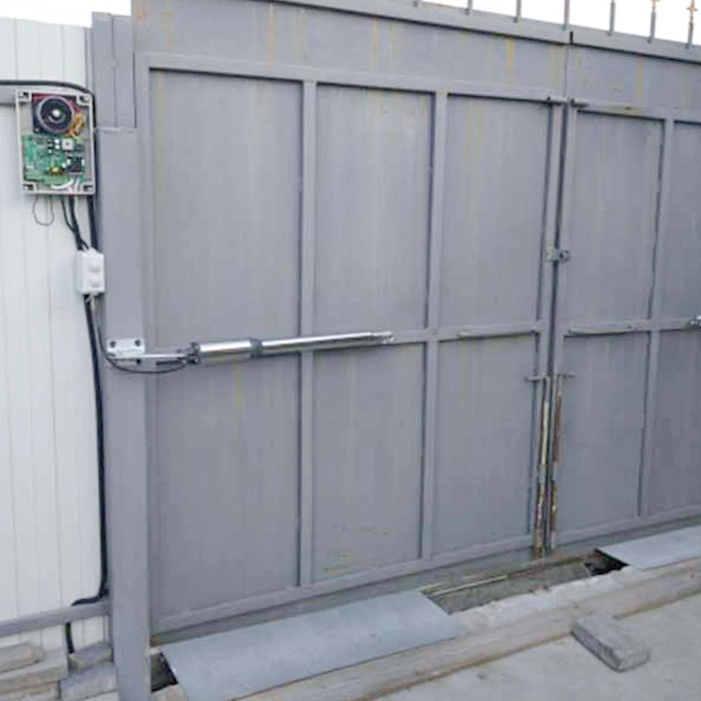 PNI MAB300LR varstomų vartų automatikos komplektas, su 2 40W varikliais, nuotolinio valdymo pulteliais ir valdymo pultu, fotoelementais ir lempute, vartų ilgis iki 2 x 2.5m, vartų svoris 200Kg
