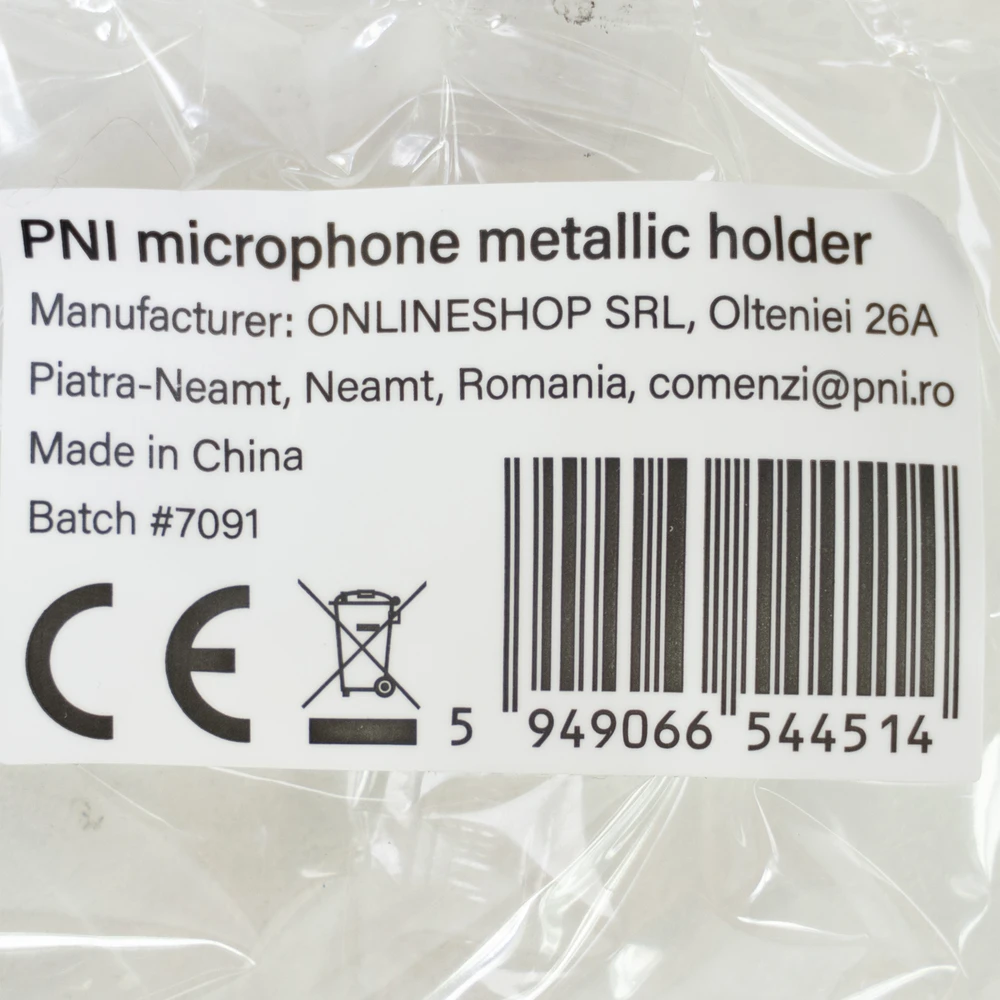 PNI metalinis laikiklis radijo stotelės mikrofonui tvirtinti