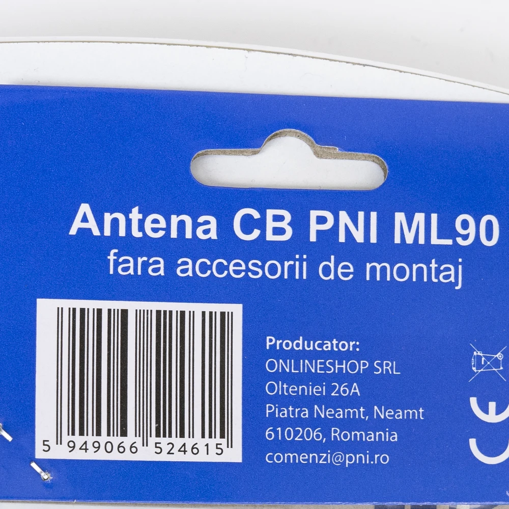 PNI ML90 CB antena, 26-30MHz, 150W, be laido
