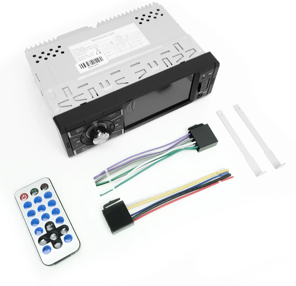 PNI MP5 grotuvas Clementine 9545 1DIN ekranas 4 colių, 50Wx4, Bluetooth, FM radijas, SD ir USB, 2 RCA vaizdo įvestis / išvestis