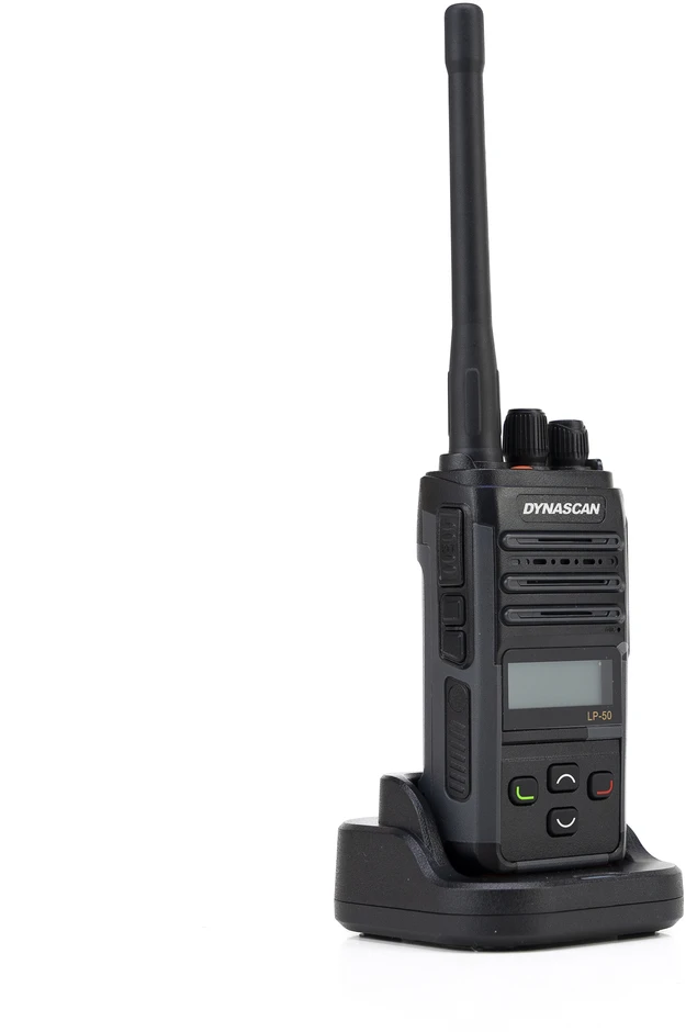 PNI Nešiojama radijo stotelė PMR Dynascan LP-50, 16 kanalų, nuskaitymas, Vox, CTCSS, DCS, 2000mAh baterija, IP67