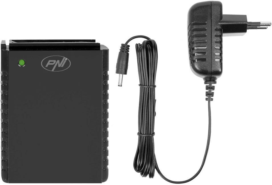 PNI PB-HP62 Li-Ion 1500mAh akumuliatoriaus komplektas su 230V maitinimo šaltiniu ir BNC antena, skirta HP 62 PNI stotelei