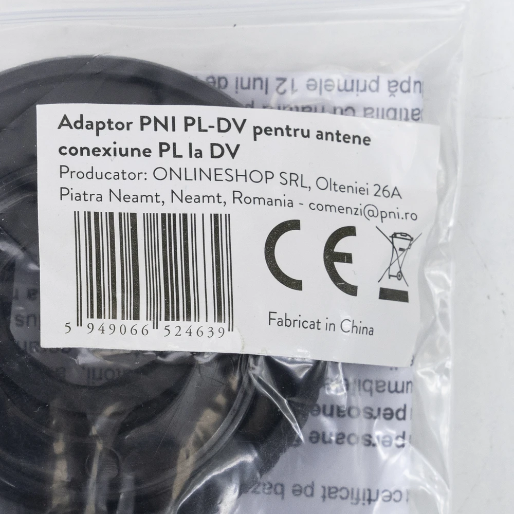 PNI PL-DV adapteris PL jungties antenoms į DV