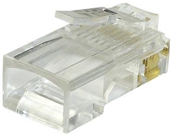 PNI PNJ RJ45 kištukas UTP Cat5 kabeliui, 10 vnt. rinkinys