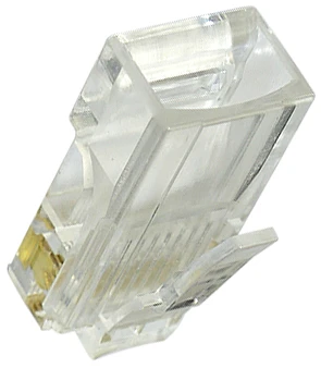 PNI PNJ RJ45 kištukas UTP Cat5 kabeliui, 10 vnt. rinkinys