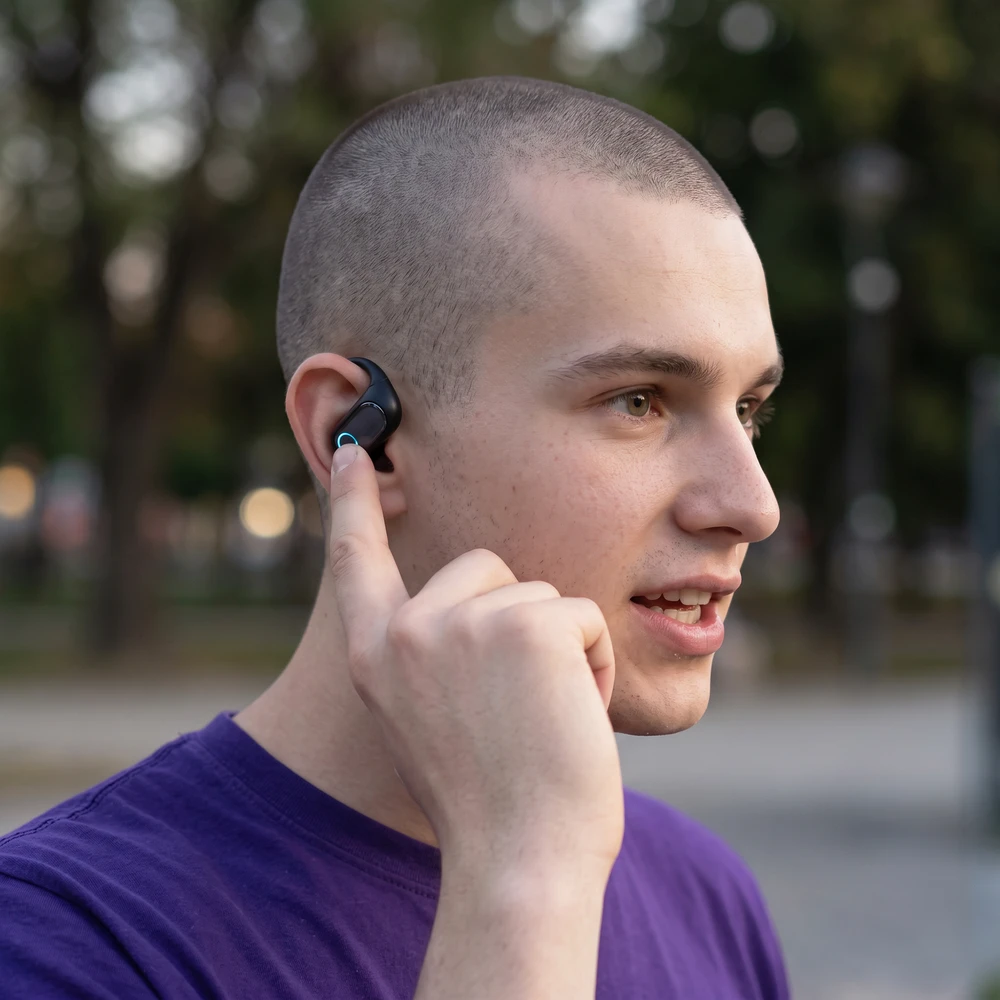PNI Q20 belaidės ausinės su automatinio vertimo iš bet kurios kalbos funkcija