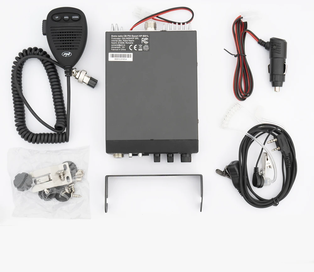 PNI radijo stotelė PNI ESCORT CB 8001L ASQ + CB PNI ML145 antena su magnetu 145 / PL