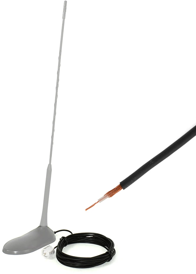 PNI RG174 kabelis metrais, skirtas CB Extra 45 antenoms