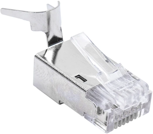 PNI RJ45 kištukas UTP Cat7 kabeliui, 100 vienetų rinkinys