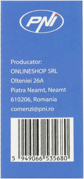 PNI RJ45M modulinis interneto lizdas, įmontuojamas