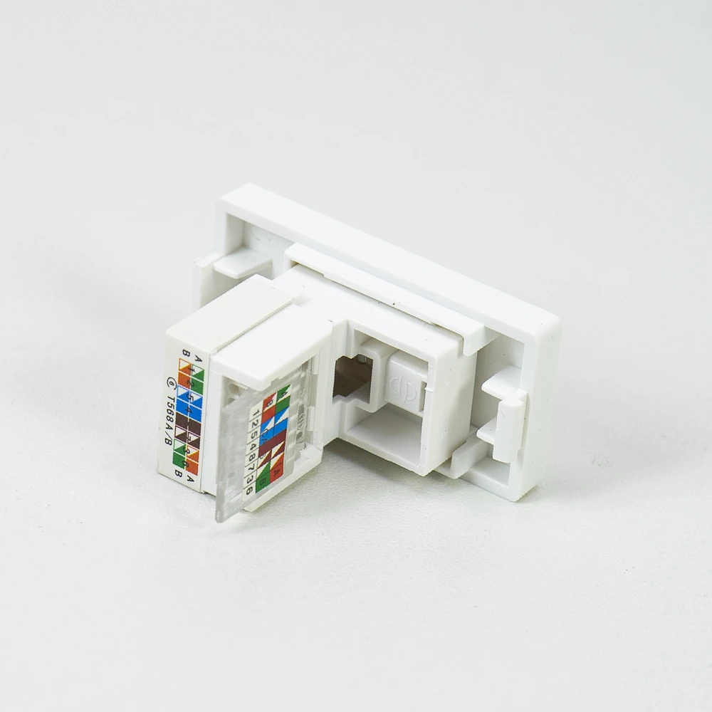 PNI RJ45M modulinis interneto lizdas, įmontuojamas