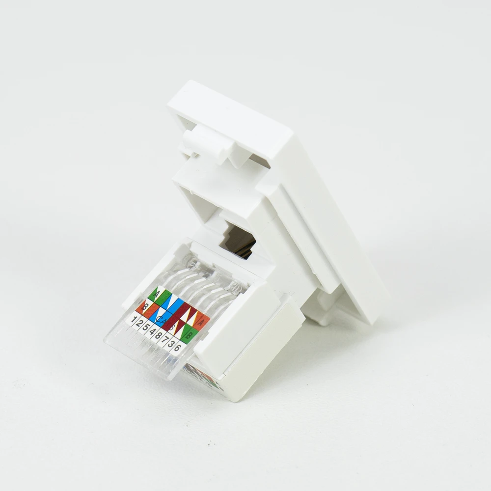 PNI RJ45M modulinis interneto lizdas, įmontuojamas