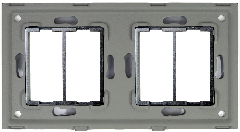 PNI RM202W stiklinis dvigubas rėmelis PNI lizdams