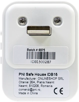 PNI Safe House IDB15 WiFi vaizdo durų skambutis, naktinis matymas, IP54, integruota baterija, valdymas per „Tuya“ programėlę
