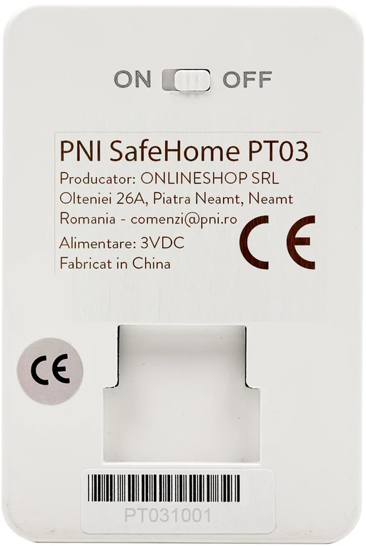 PNI SafeHome PT03 išmanusis WiFi judesio jutiklis, Tuya Smart mobilioji programėlė, integracija į scenarijus ir išmanioji automatizacija su kitais Tuya suderinamais produktais