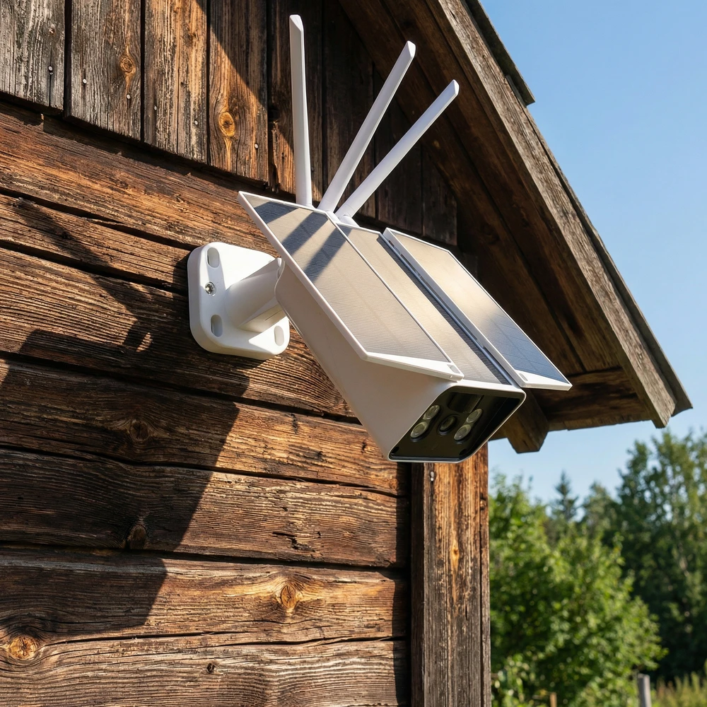 PNI SafeHome PT950LR 1080P vaizdo stebėjimo kamera su 6W saulės baterija, WiFi, akumuliatoriumi, valdymu per „Tuya Smart“ programėlę, integracija į scenarijus ir išmaniąja automatizacija su kitais „Tuya“ suderinamais produktais