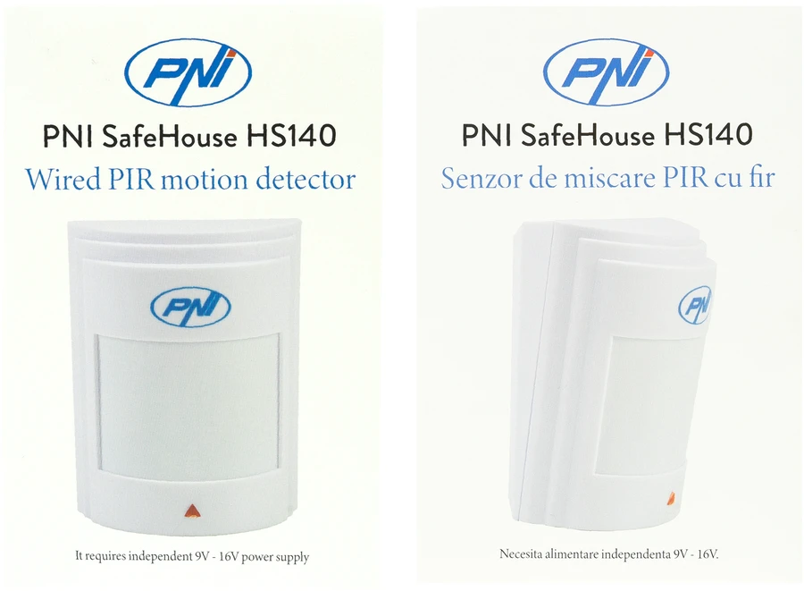 PNI SafeHouse HS140 laidinis PIR judesio jutiklis signalizacijos sistemoms