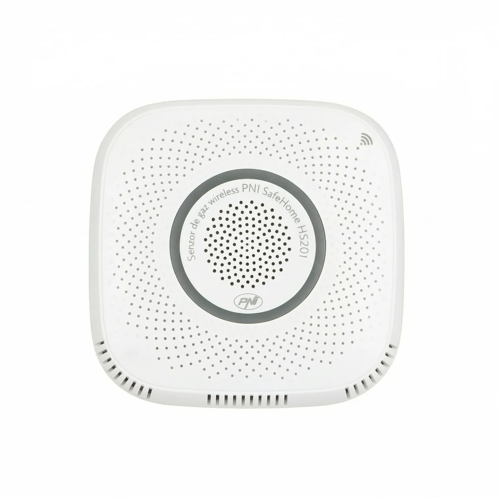 PNI SafeHouse HS201 metano dujų jutiklis (CH4) su „Wi-Fi“, „Tuya Smart“ + lipnus padelis