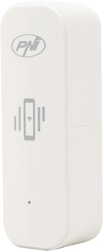 PNI SafeHouse HS501 vibracijos jutiklis su „Wi-Fi“, suderinamas su „Tuya“ programa, 3V maitinimo šaltinis