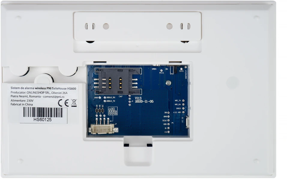 PNI SafeHouse HS600 belaidė Wifi GSM 4G signalizacijos sistema, palaiko 90 belaidžių zonų ir 3 laidines zonas, suderinama su Tuya Smart programėle, SMS įspėjimai, balso skambučiai, pranešimai į telefoną