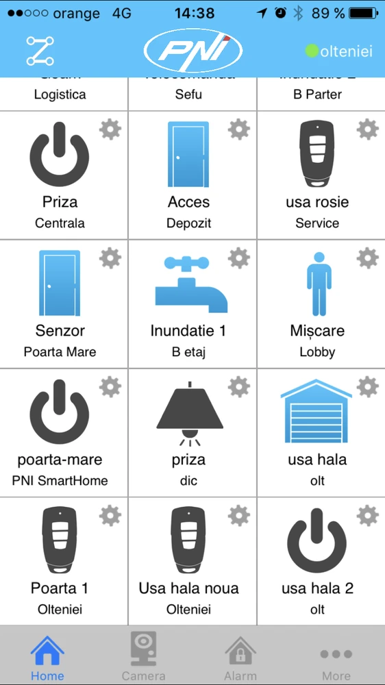 PNI SmartHome SM400 išmaniųjų namų rinkinys išmaniajam telefonui su signalizacijos sistema ir interneto prieigos stebėjimu