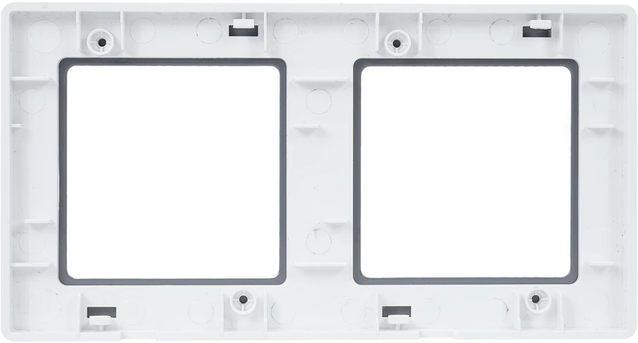 PNI SmartHome WP202 WiFi dvigubas išmanusis lizdas su įleidžiamu montavimo rėmeliu, valdymas internetu