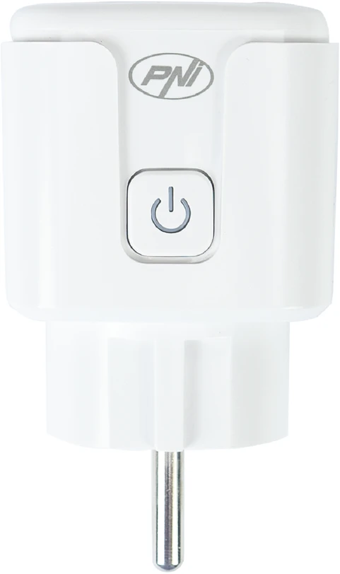 PNI SmartHome WP800 išmanusis „Wi-Fi“ kištukinis lizdas, „Tuya Smart“ programėlė, suderinamas su „Amazon Alexa“ ir „Google Home“