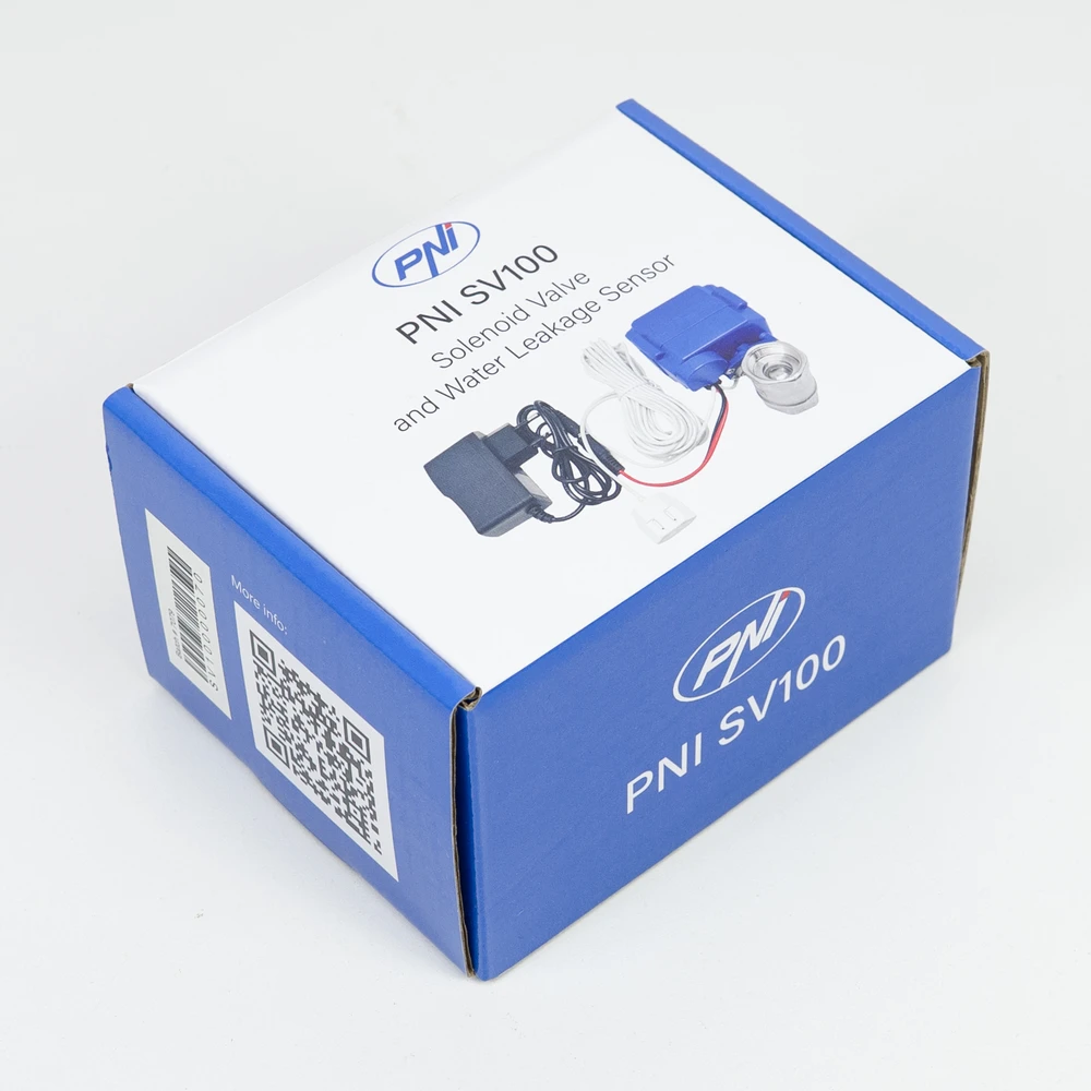PNI SV100 apsaugos nuo užliejimo rinkinys, jutiklis ir solenoidinis vožtuvas 3/4 colio DN20