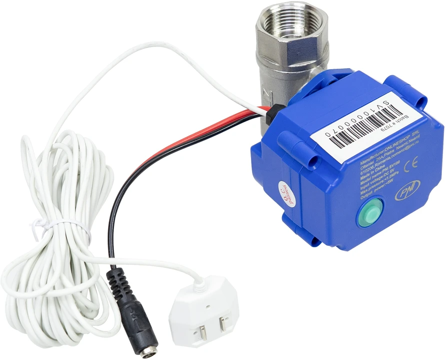 PNI SV100 apsaugos nuo užliejimo rinkinys, jutiklis ir solenoidinis vožtuvas 3/4 colio DN20