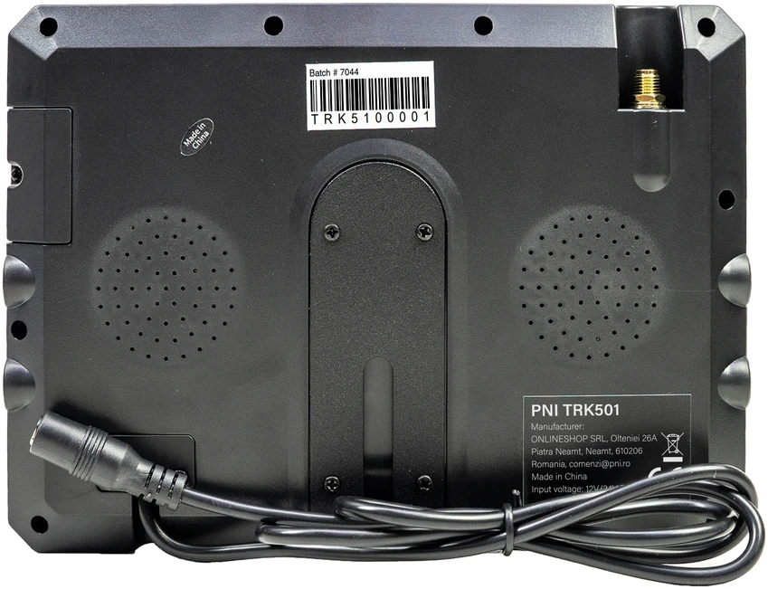 PNI TRK501 belaidė LCD atbulinės eigos kamera ir monitorius su DVR funkcija, „Micro SD“ kortelės lizdu, IR šviesos diodais, skirta sunkvežimiams