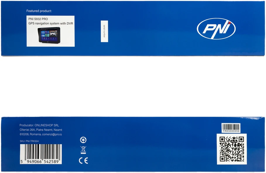 PNI TRK504 belaidžio vaizdo stebėjimo rinkinys sunkvežimiams su DVR, LCD monitoriumi ir 4 kameromis