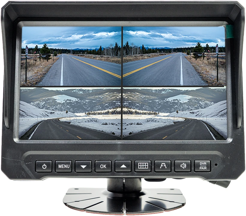 PNI TRK504 belaidžio vaizdo stebėjimo rinkinys sunkvežimiams su DVR, LCD monitoriumi ir 4 kameromis
