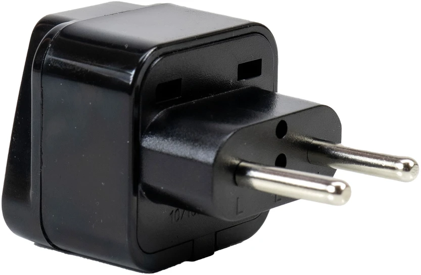 PNI UK–Europos lizdo adapteris, 220V, juodas