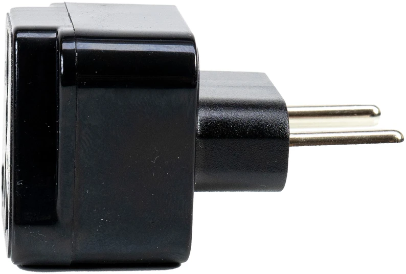 PNI UK–Europos lizdo adapteris, 220V, juodas