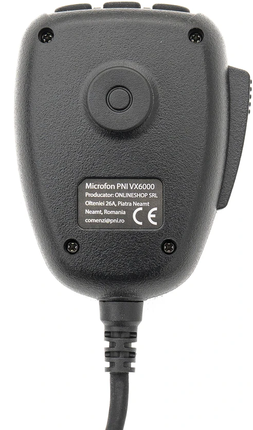 PNI VX6000 mikrofonas su VOX funkcija, 6 kontaktų, skirtas CB radijo stotelėms
