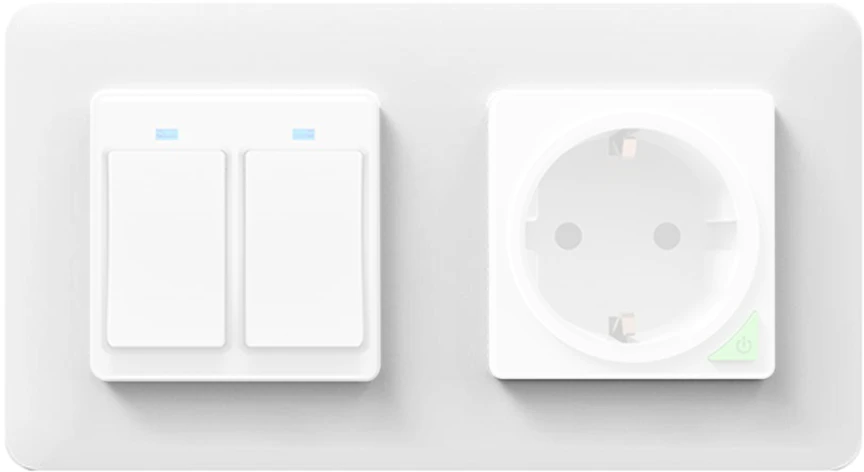 PNI WS2 dvigubas rėmelis jungikliui arba PNI SmartHome išmaniajam lizdui