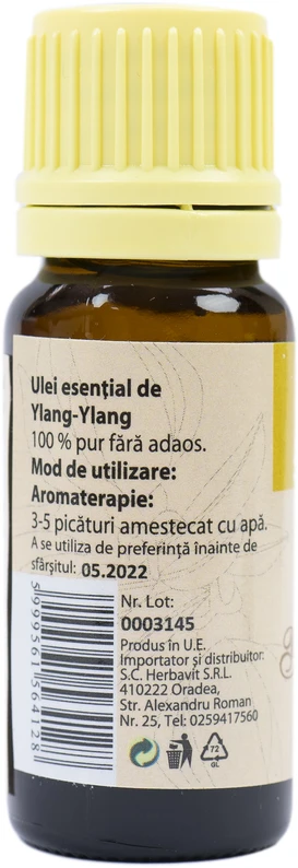 PNI Ylang-Ylang eterinis aliejus (Cananga odorata), 100% grynas be priedų, 10 ml