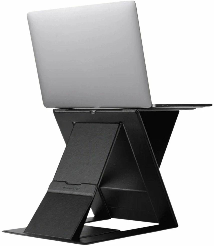 „Moft“ nešiojamojo kompiuterio stovas „Sit-stand“ – juodas