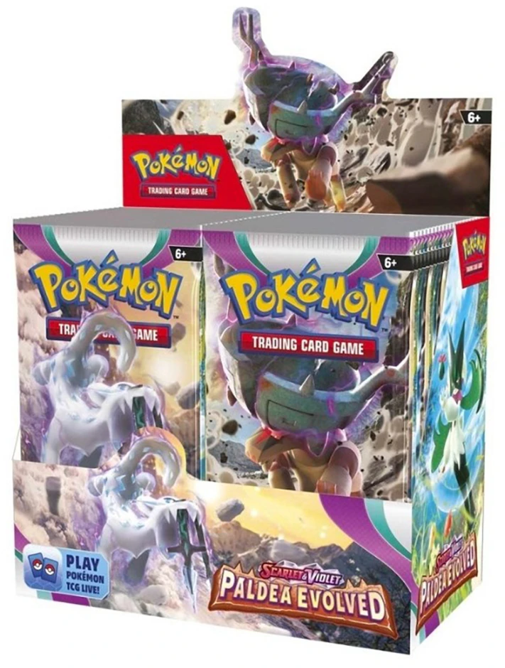 „Pokemon Pokemon TCG“ – „Scarlet & Violet 2 Paldea Evolved“ stiprintuvo ekranas (36 pakuotės)
