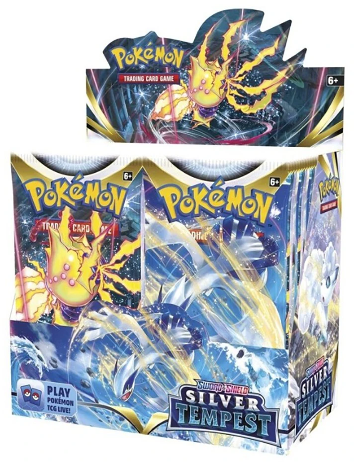 Pokemon TCG – Sword & Shield 11 – Sidabrinis Tempest Booster Box (36 vnt. Booster Packs)