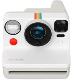 Polaroid Now Gen 3 Pebble Baltas rinkinys su spalvota plėvele (8 nuotraukos)