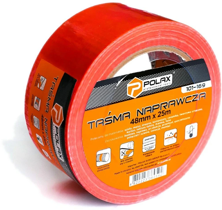 POLAX TAISOMOJI JUOSTA 48mmx10m ORANŽINĖ